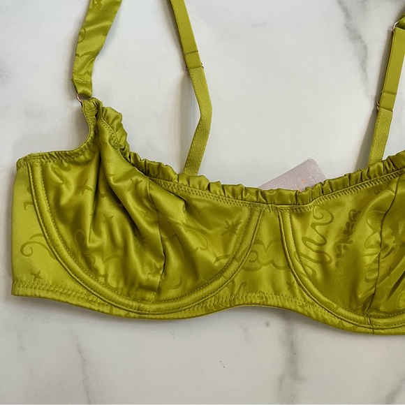 New Savage Fenty Heavenly Satin Unlined Balconette Bra Size 34C - Picture 6 of 8